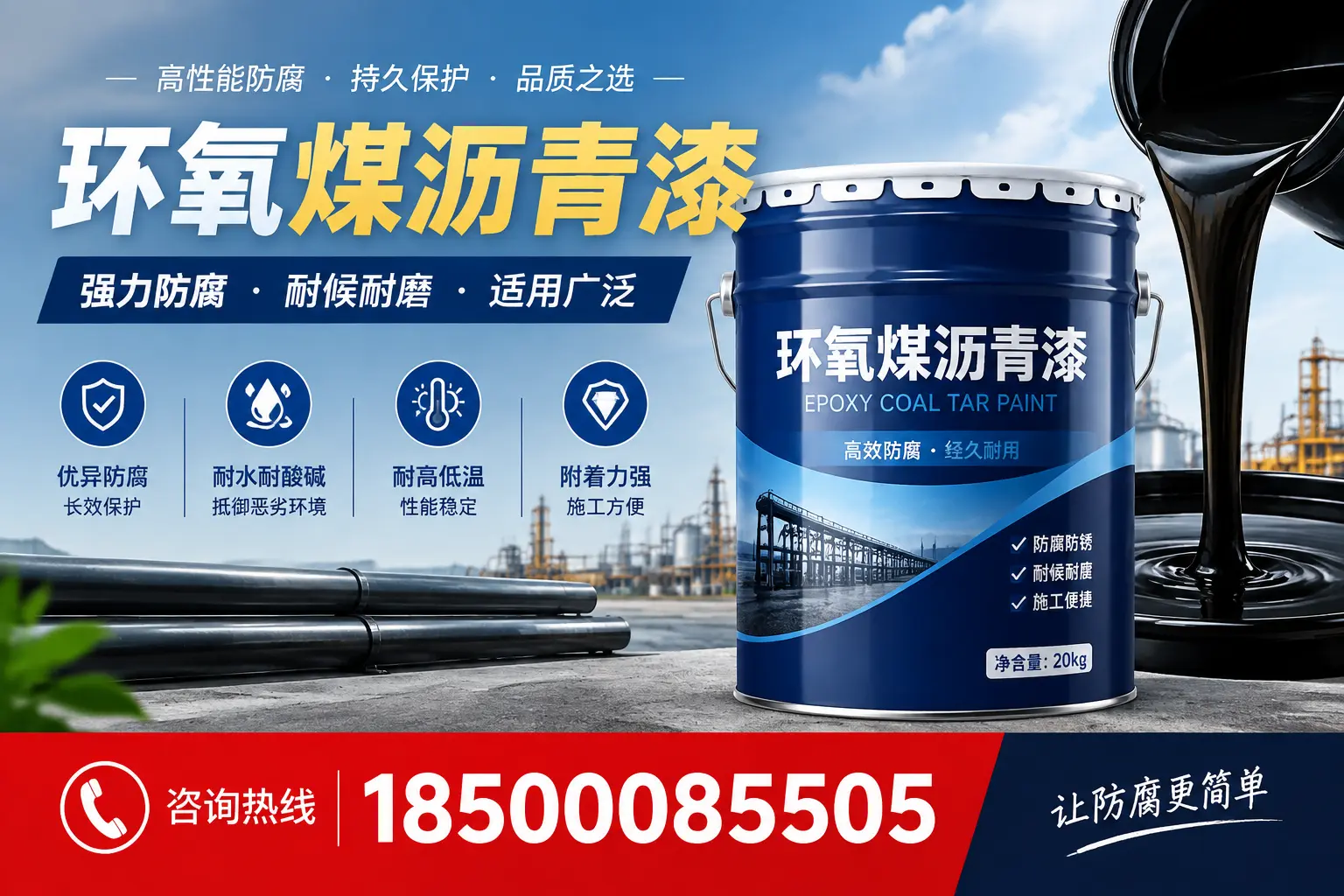 环氧煤沥青漆在不同气候条件下的表现分析，黑河适用性